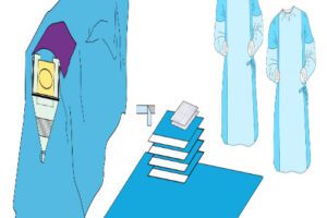 NMN 2020 0391 Crainiotomy Drape Pack with Gowns